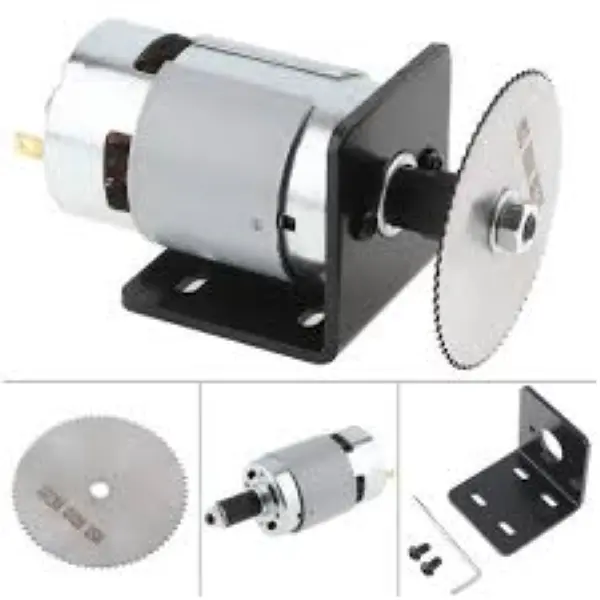Picture of 775 Motor Bracket Fixed Base Metal Bracket 775 Motor Base 755 Motor Base Iron (Black)