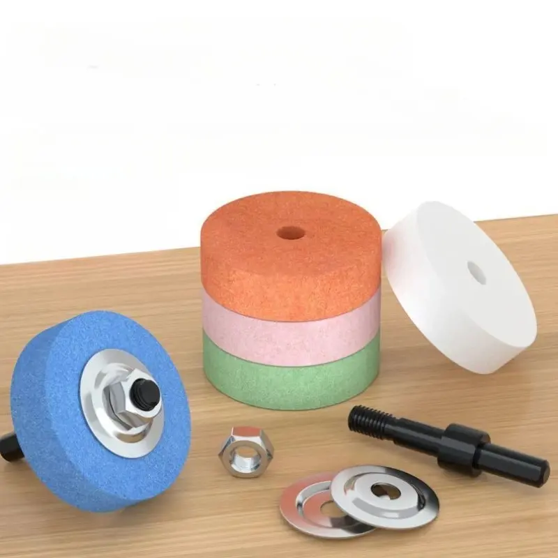 Picture of Grinding Wheel Stone Household Small Electric Grinding Polishing and Polishing Drilling Machine Stone (White)