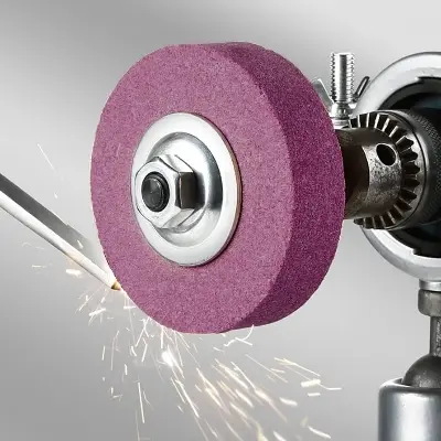 Picture of Grinding Wheel Stone Household Small Electric Grinding Polishing and Polishing Drilling Machine Stone (White)