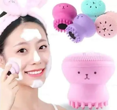 Picture of Octopus Shape Deep Pore Exfoliating Cleansing Face Brush 