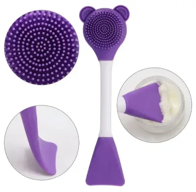 Picture of 01 pcs Double Head Facial Mask Brush Silicone Applicator for women 