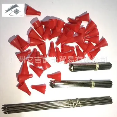 Picture of 0.50 and 0.40 caliber special blowing needle dart long, medium and short (M .50cal 10 Pcs)