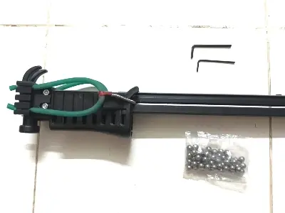 Picture of New Multifunctional Slingshots Rifle shoots steel balls continuous reload with Window Breaker (Red Laser Version)