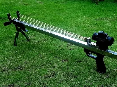 Picture of New stainless steel box type Special Pole very powerful catapult pole rod for dual purpose outdoor sports (Rod only) (Steel)