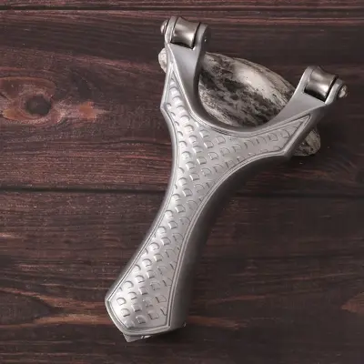 Picture of 2026 Latest Slingshott world's no. 1 pulley system 8 pulley shingshott batul gulti highly effective precision target practice (1 Rubber Free) (Silver Shark)