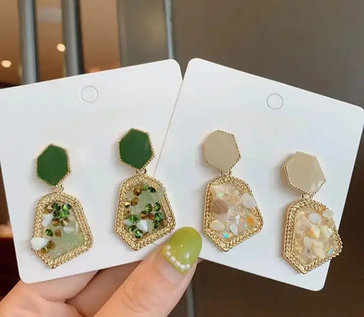 Picture of Multi Colour Stone Zircon Ear ring for Women