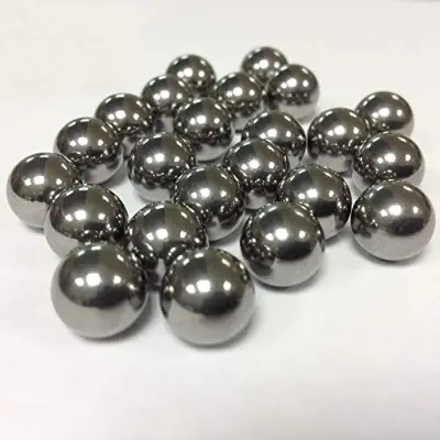 Picture of 10mm Slingshots Catapult Steel Balls Bow Stainless Steel Ball for target practice high precision (50 pieces) (Stainless Steel)