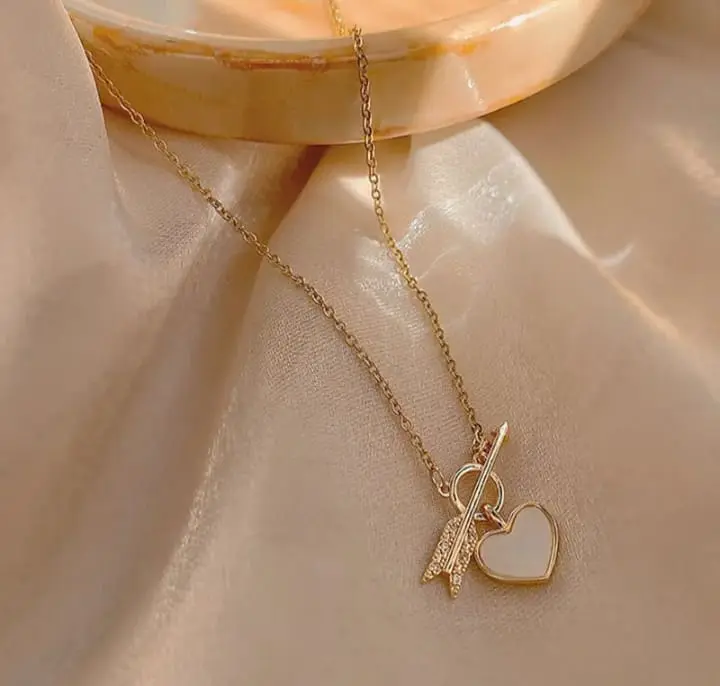 Picture of Heart shape Chain for Women Gold