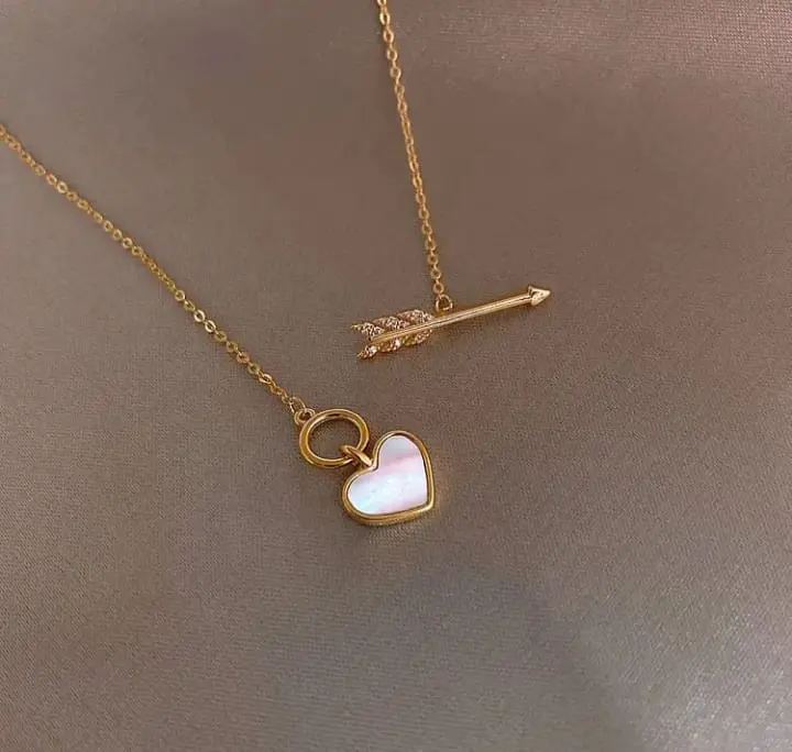 Picture of Heart shape Chain for Women Gold