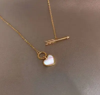 Picture of Heart shape Chain for Women Gold
