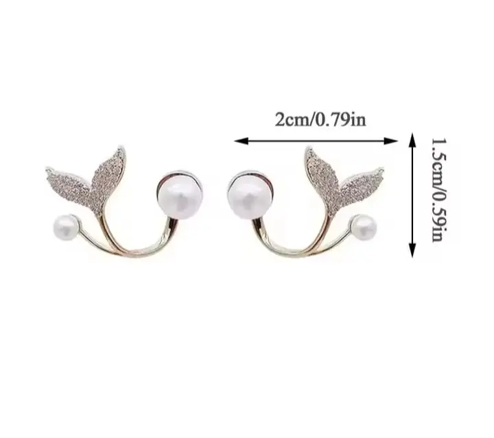 Picture of Fish Tail Ear ring for Women Gold