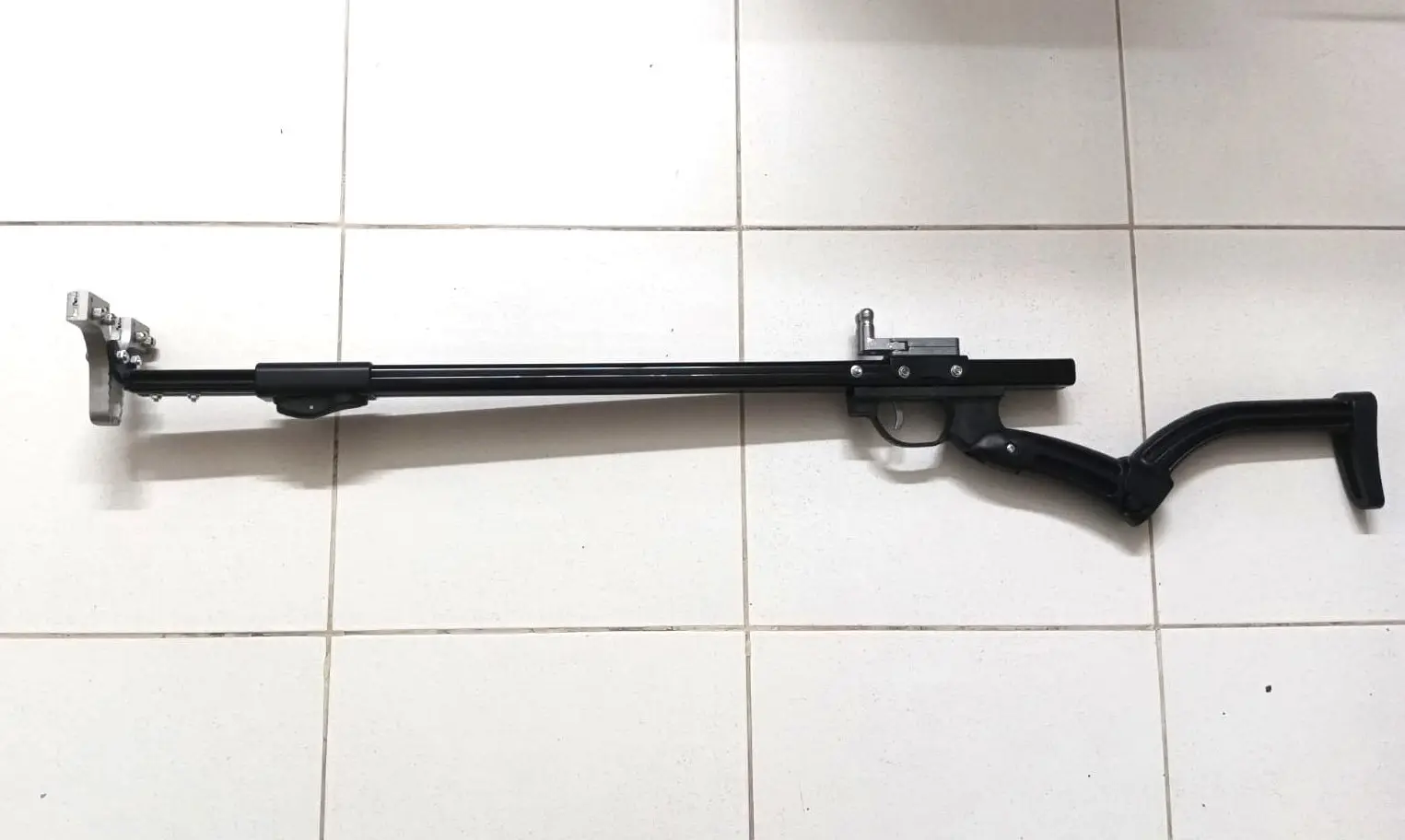 Picture of High quality Slingshott Rifle catapult for target practice Telescopic Pole + Alloy Head + Resin Rifle Grip + Zinc Alloy Spreader sport archery (thickened, heavy and powerful model) (Full Setup)