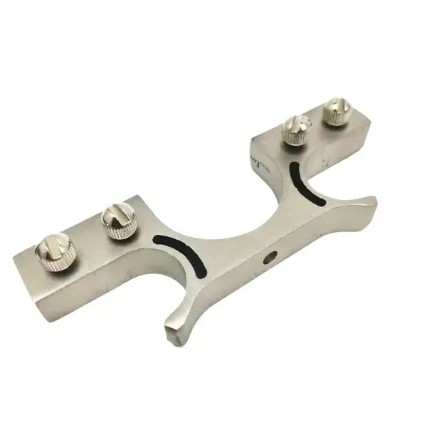 Picture of Stainless Steel Bow Head for Wooden Pole Flat Leather 40mm wide accessories slingshott Head (Stainless Steel 40mm)