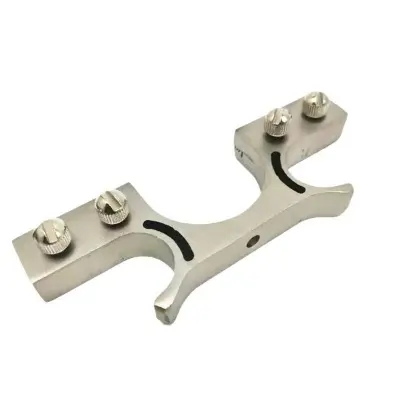 Picture of Stainless Steel Bow Head for Wooden Pole Flat Leather 40mm wide accessories slingshott Head (Stainless Steel 40mm)