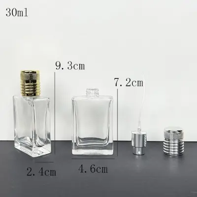 Picture of Perfume Bottle Empty perfume atomizer crystal glass bottle nice cap very good atomizer for perfumers individual (30ml)
