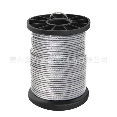Picture of Stainless Steel Wire Rope Soft Lifting Fence SS Wire Rope SS Rope SS Cable 3 Feet (1 Meter) (2.0 mm)