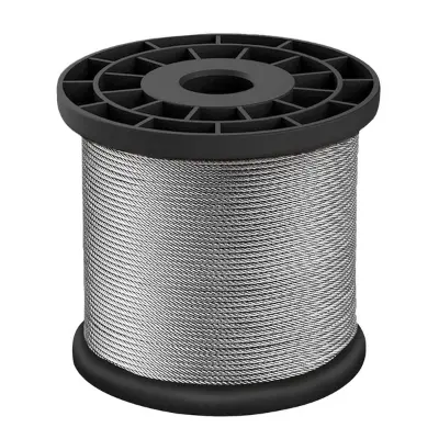 Picture of Stainless Steel Wire Rope Soft Lifting Fence SS Wire Rope SS Rope SS Cable 3 Feet (1 Meter) (1.5 mm)