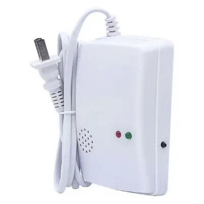 Picture of Gas Leak Detector Cylinder Leak Detector Alarm Kitchen Gas Detection Sensor Gas Alarm Fire Alarm Home Safety Dire Safety Kitchen Safety (White)