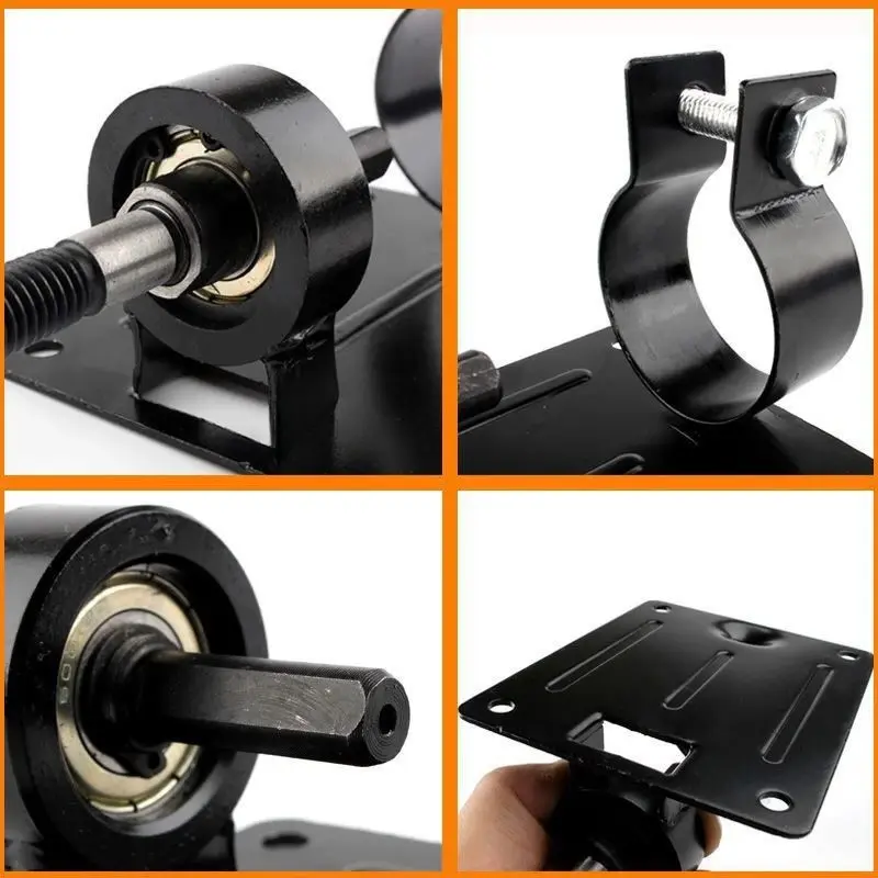 Picture of Convert your Hand Drill into Grinding, Cutting, Polishing, Sharpening machine, usable for grinding wheel and polishing stone, etc. (Stone included) (Random Color)