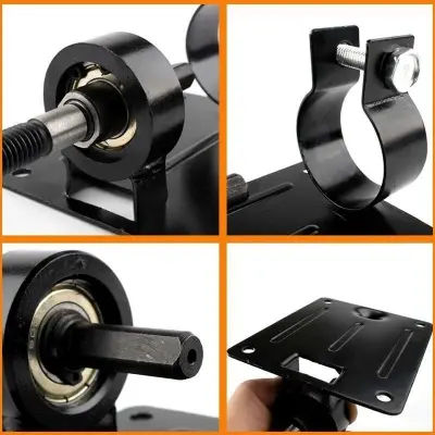Picture of Convert your Hand Drill into Grinding, Cutting, Polishing, Sharpening machine, usable for grinding wheel and polishing stone, etc. (Stone included) (Random Color)