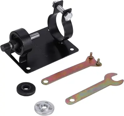 Picture of Cutting machine bracket for hand drill machine, usable for cutting blades and grinding discs, etc. (Black)