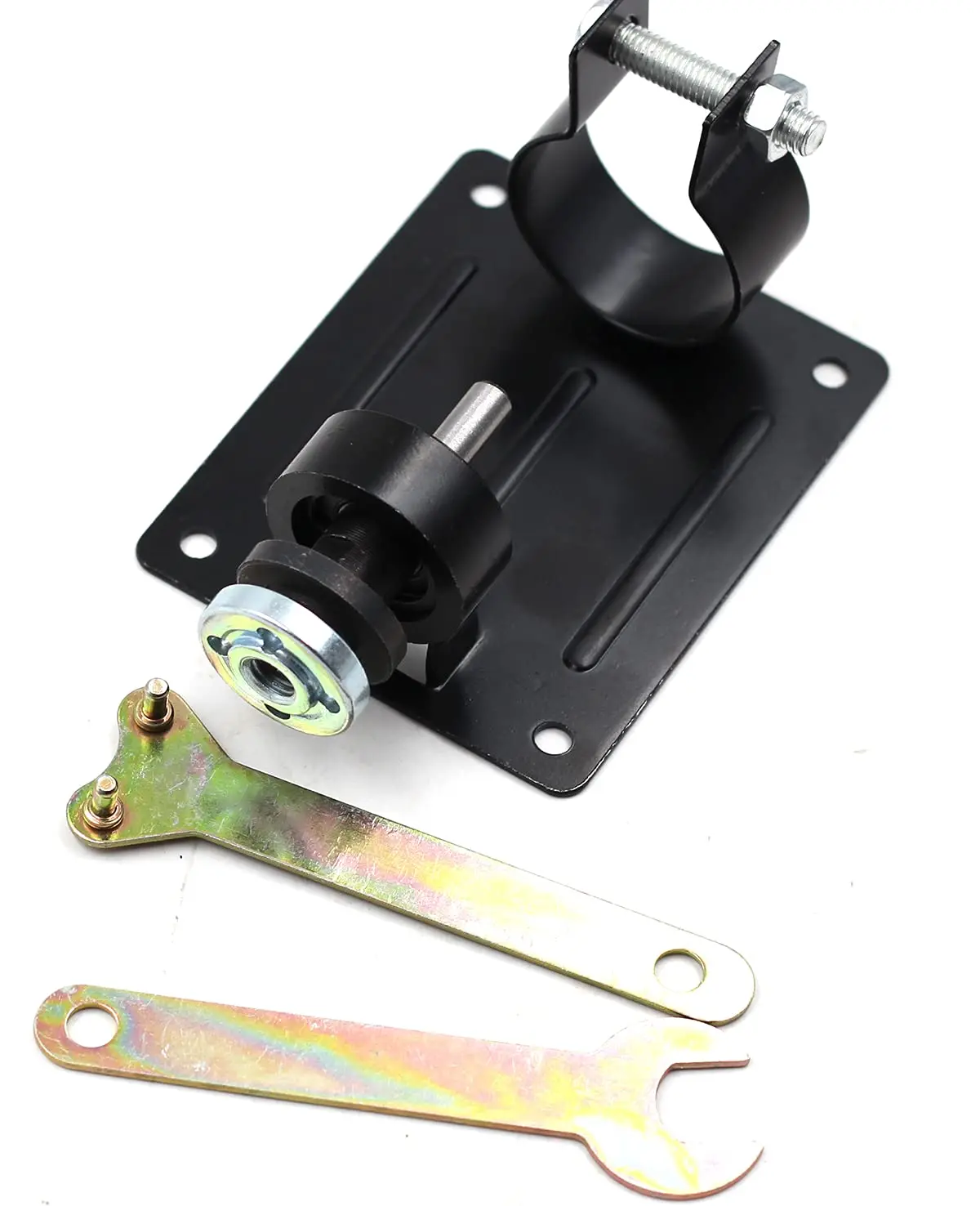Picture of Cutting machine bracket for hand drill machine, usable for cutting blades and grinding discs, etc. (Black)