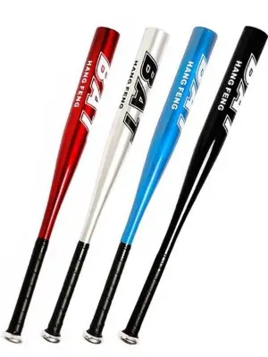Picture of Baseball Bat Thickened Heavy Weight Heavy Duty 32 inch Alloy Steel Baseball Bat Matte Silver Baseball Bat (Silver)