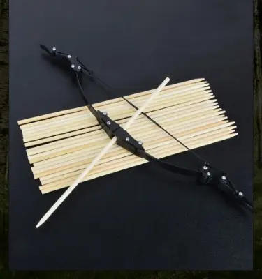 Picture of Mini Recurve Bow for Adults and Children, Outdoor Shooting and Archery, Micro Recurve Bow with Long Range, Portable Mini Bow (Mini Recurve Bow)