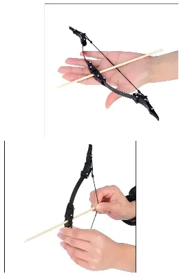 Picture of Mini Recurve Bow for Adults and Children, Outdoor Shooting and Archery, Micro Recurve Bow with Long Range, Portable Mini Bow (Mini Recurve Bow)