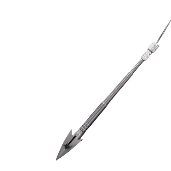 Picture of Stainless Steel Fishing Thorn Dart three edge fishing dart heavy blade shallow water big fish lake fishing single barbed slingshots dart (Stainless Steel)