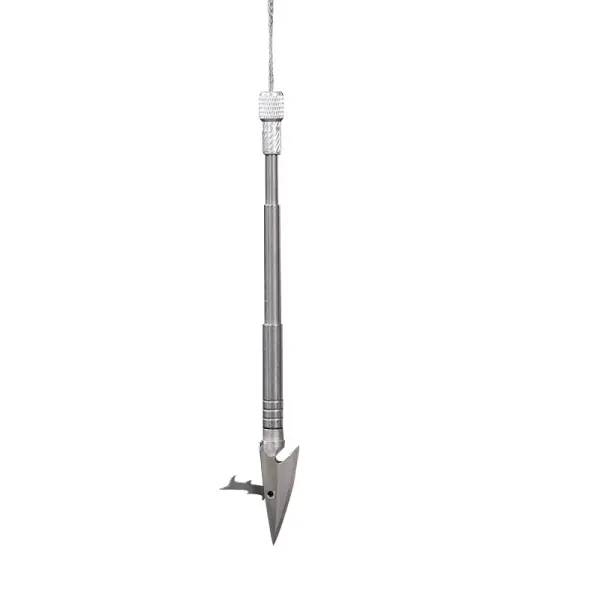 Picture of Stainless Steel Fishing Thorn Dart three edge fishing dart heavy blade shallow water big fish lake fishing single barbed slingshots dart (Stainless Steel)