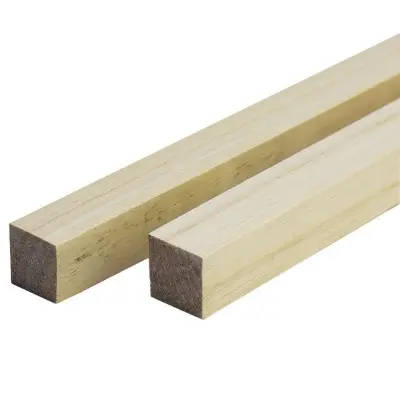 Picture of Wooden Log Strips, Paulownia Wood Chips, Primary and Secondary School DIY Handmade Model Materials, Balsa Wood Planks, Wooden Sticks, Wooden Sticks (Beige)
