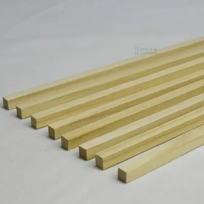 Picture of Wooden Log Strips, Paulownia Wood Chips, Primary and Secondary School DIY Handmade Model Materials, Balsa Wood Planks, Wooden Sticks, Wooden Sticks (Beige)