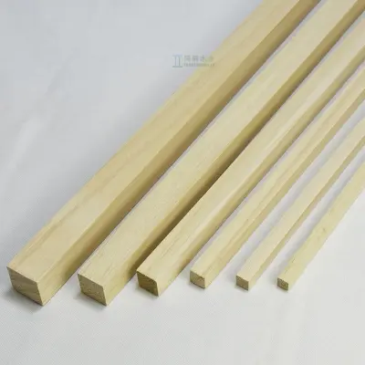 Picture of Wooden Log Strips, Paulownia Wood Chips, Primary and Secondary School DIY Handmade Model Materials, Balsa Wood Planks, Wooden Sticks, Wooden Sticks (Beige)