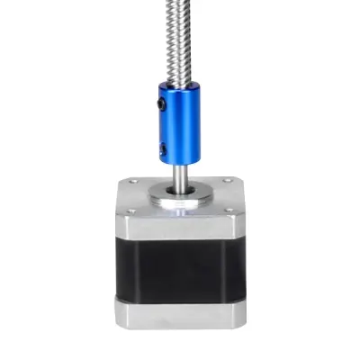 Picture of 3D Printer Coupling Aluminum Alloy Rigid Coupling Connector Motor Screw Engraving Machine Shaft Coupling (5mm to 5mm)