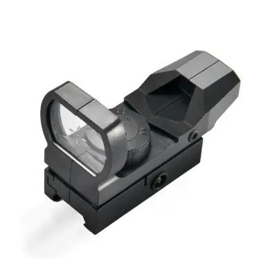Picture of Plastic Target Sight Fun Toy Cross Sight Target Practice Red Light Battery Operated (Black)
