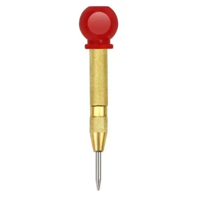 Picture of Center Punch Locator Automatic Spring Drilling High Hardness Punch Tool Fixed-Point Punch Chisel (Automatic Gold)