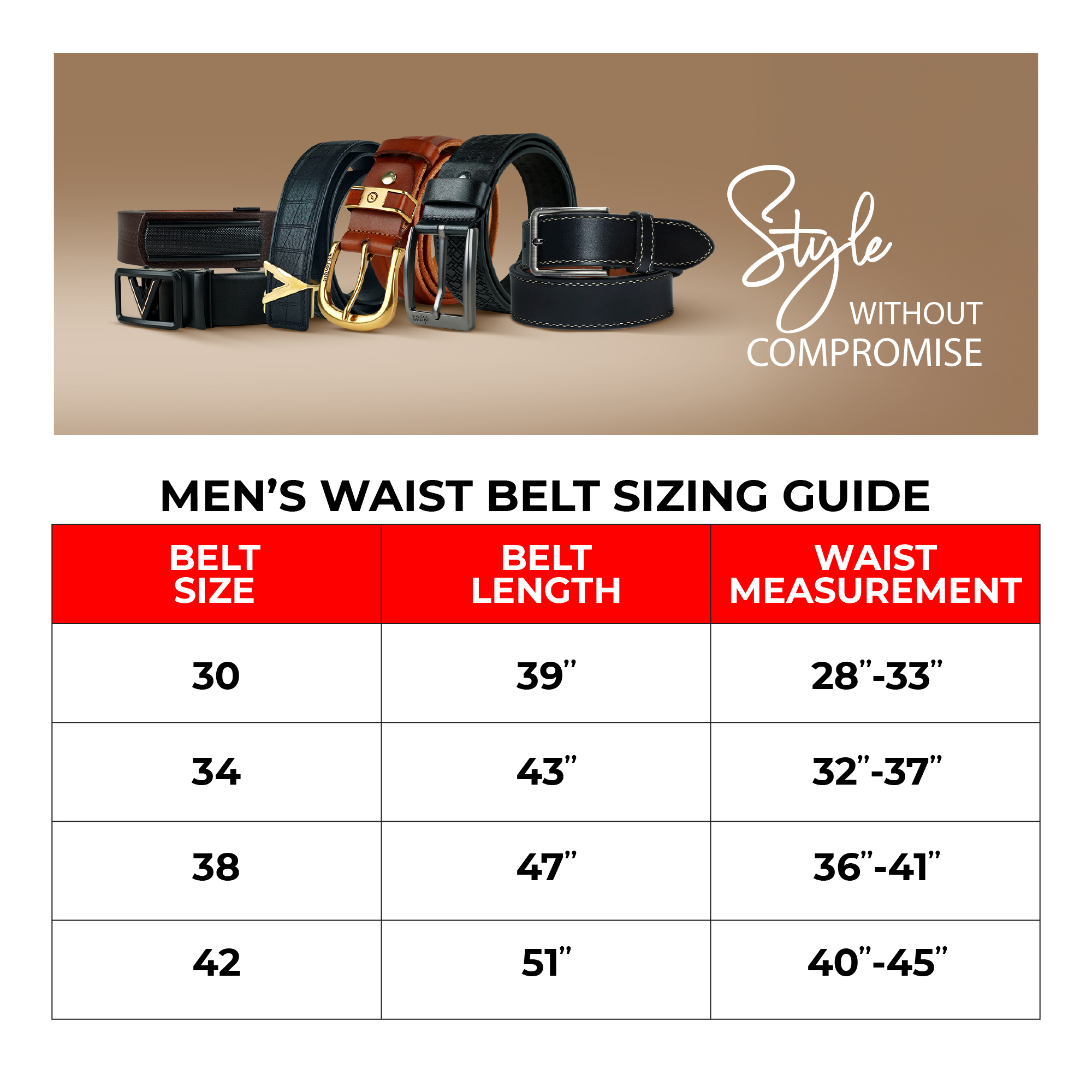 Picture of Venturini Men's Belt Black