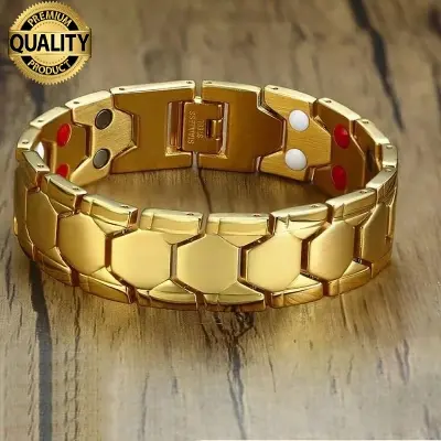 Picture of Double Magnetic Bracelets Complete Ss - Discover The Benefits Of Double Magnetic Bracelets, Designed For A Stylish Look With Ss Accents