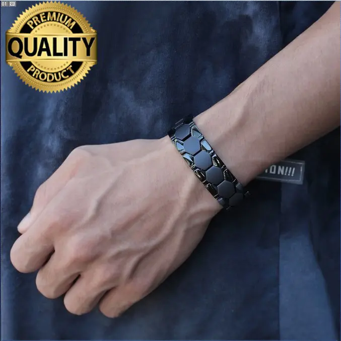Picture of Double Magnetic Bracelets Complete Ss - Discover The Benefits Of Double Magnetic Bracelets, Designed For A Stylish Look With Ss Accents