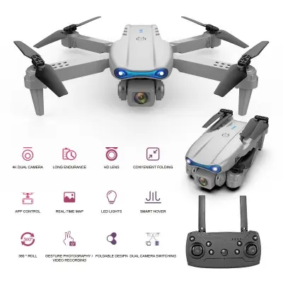 Picture of FLH E99 Pro Dual Camera Dual Battery Folding Camera Drone, Wifi Cam app Operator