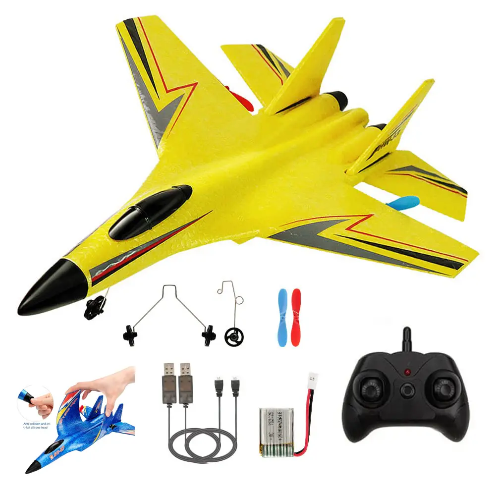 Picture of FLH - Drone - SU-27- Duel Battery RC Foam Plane Rc Airplane Radio Control Rc Airplane SU 27 Rc Airplane Remote Control Fighter Model EPP Foam Toys for Kids Gift