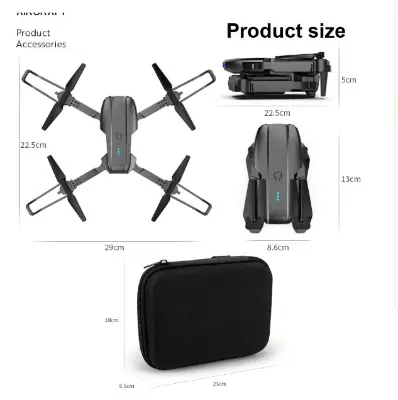 Picture of FLH E99 Pro Dual Camera Dual Battery Folding Camera Drone, Wifi Cam app Operator