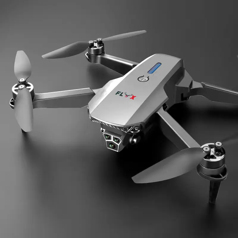 Picture of FLH Mini 2 Drone, Duel Camera , Duel Battery Brashless 4K HD Dual Camera Intelligent Following UAV Dron Headless Mode Optical Flow Hover Professional FPV RC Drones E88