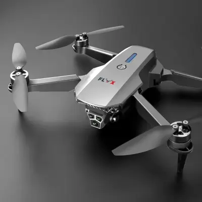 Picture of FLH Mini 2 Drone, Duel Camera , Duel Battery Brashless 4K HD Dual Camera Intelligent Following UAV Dron Headless Mode Optical Flow Hover Professional FPV RC Drones E88