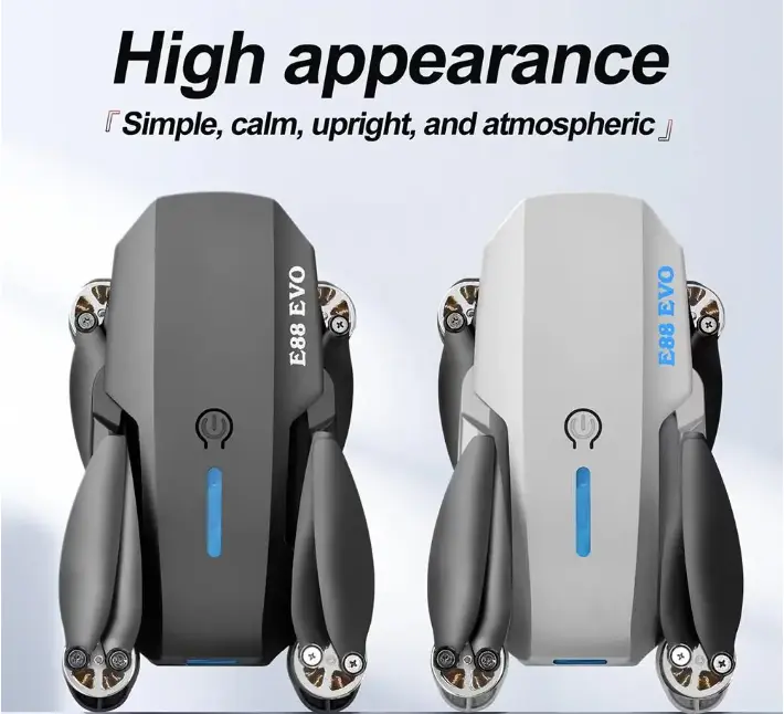 Picture of FLH- Mini 2 Drone, Duel Camera , Duel Battery Brashless Intelligent Following UAV Dron Headless Mode Optical Flow Hover Professional FPV RC Drones E88