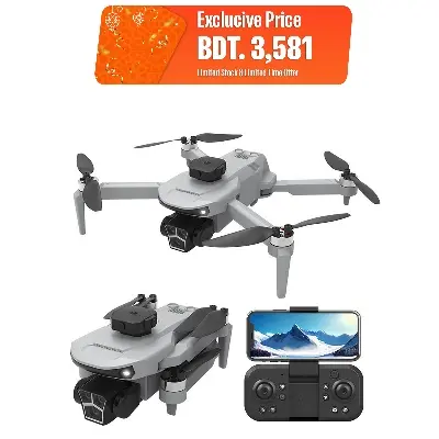 Picture of FLH X5HW Drone Duel Camera Duel Battery Obsticle Avoidence  Drone Price in bd