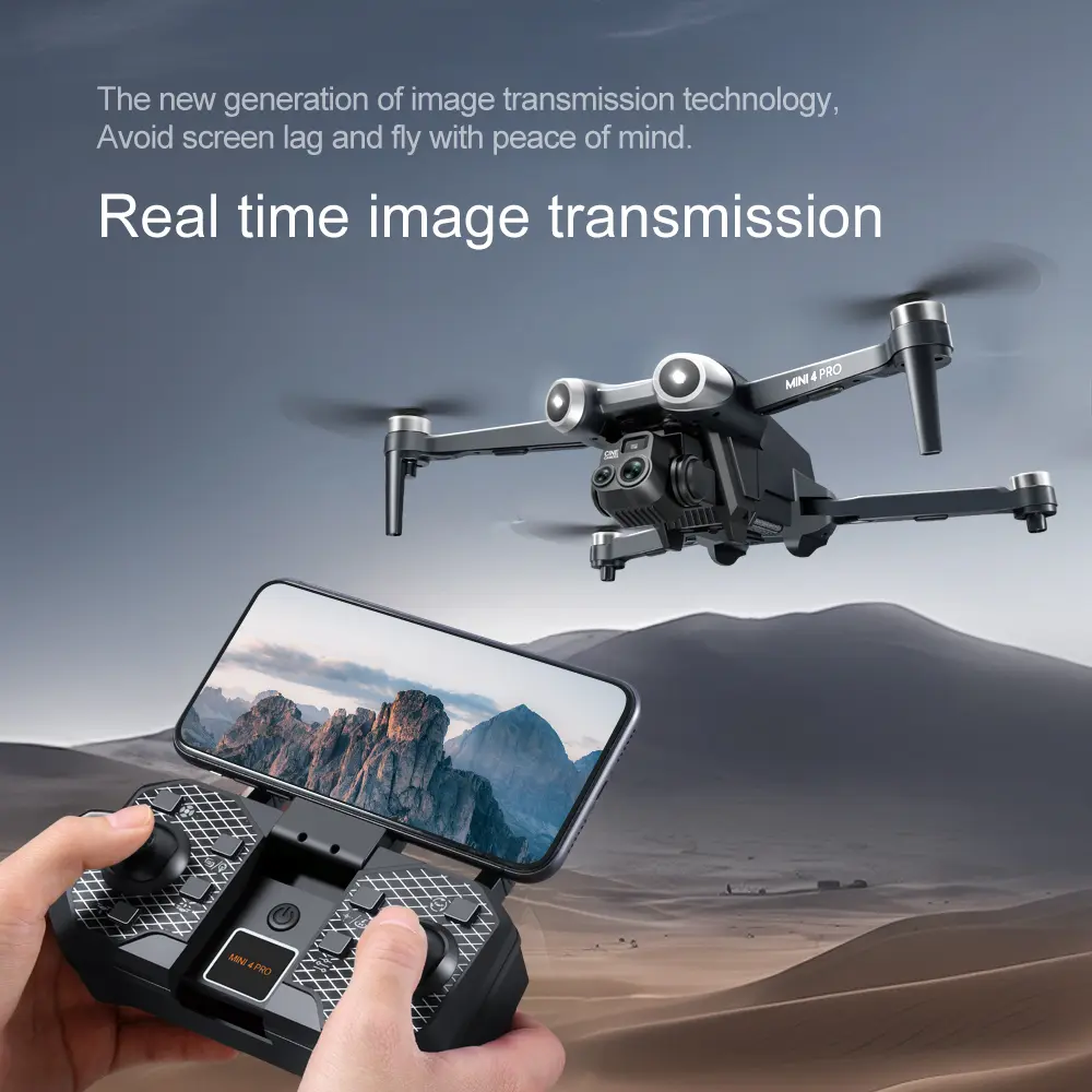 Picture of FLH Original V600 Popup Sensor Drone HD 720 P Dual Cameras Optical Flow Positioning Long Battery Life WIFI FPV  Dron RC Quadcopter Toy