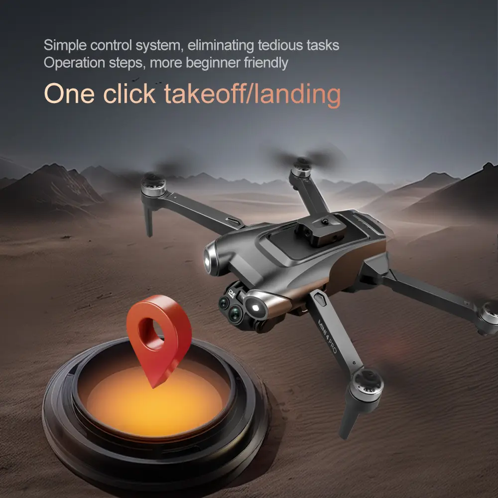 Picture of FLH Original V600 Popup Sensor Drone HD 720 P Dual Cameras Optical Flow Positioning Long Battery Life WIFI FPV  Dron RC Quadcopter Toy