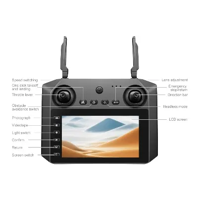Picture of FLH M33 Max High Quality Brashless Motor Duel Camera Drone